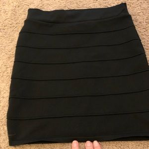 Black bandage skirt